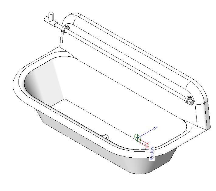 Urinal 3D RFA Model