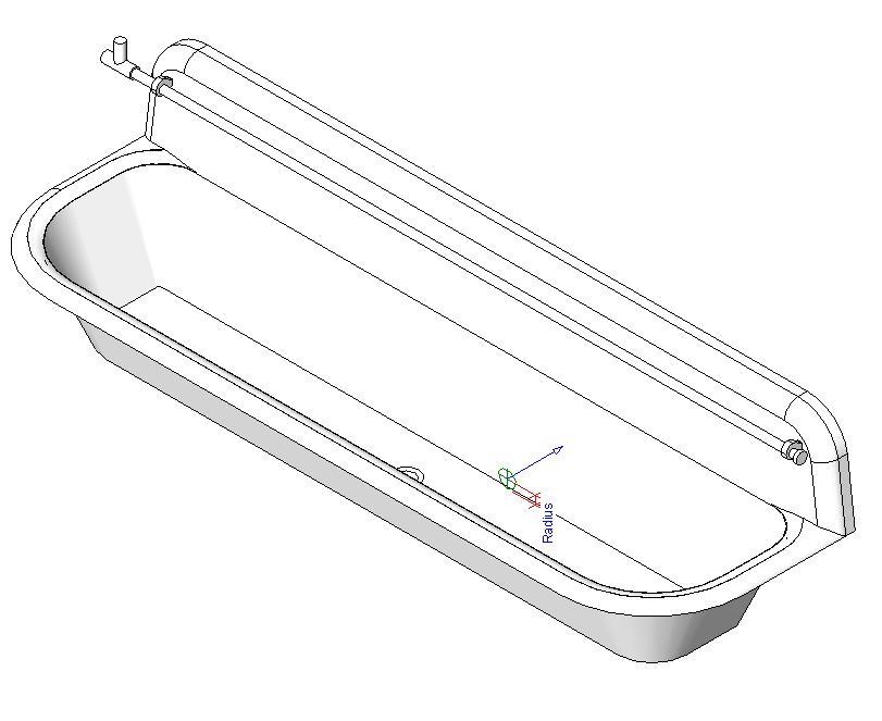 Urinal 3D RFA Model