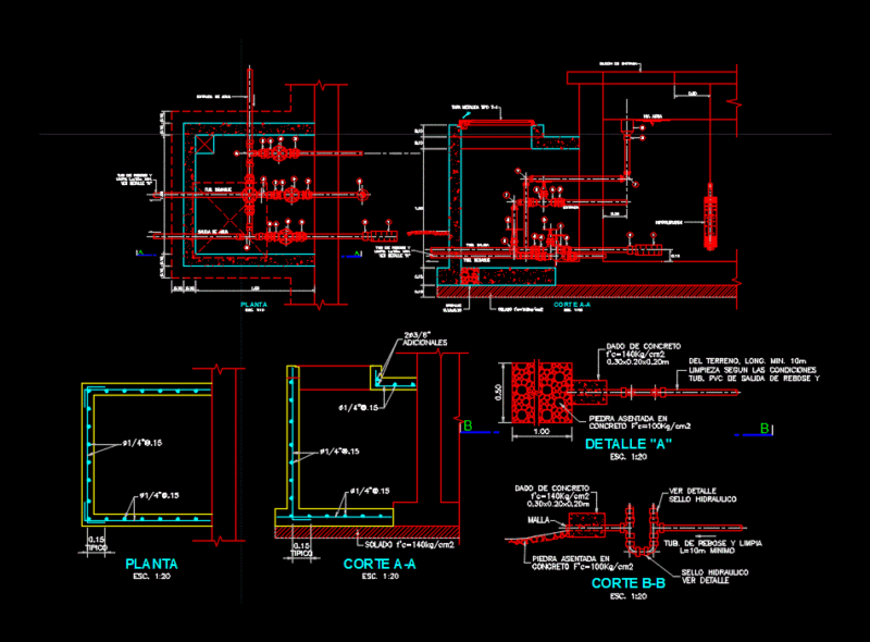 Valve House DWG Detail for AutoCAD