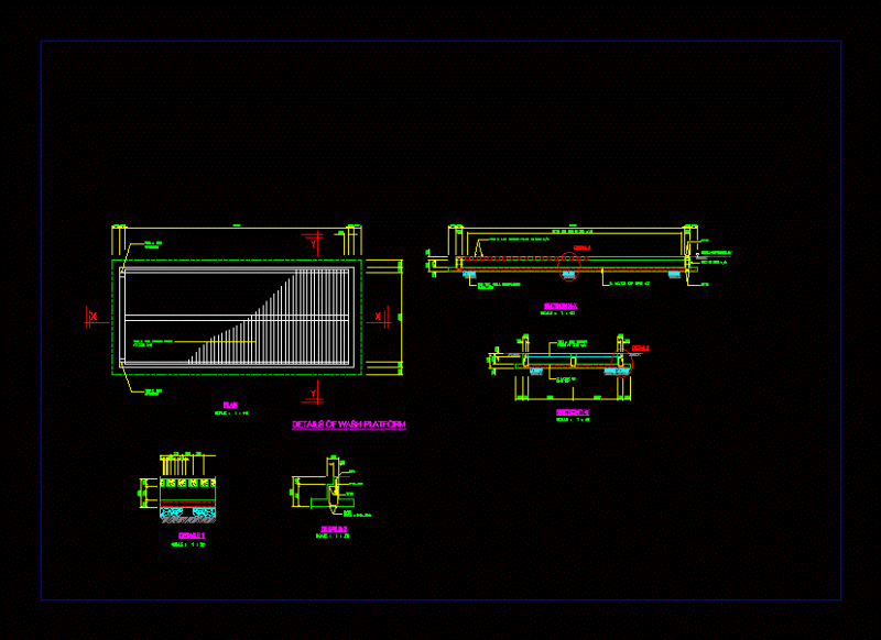 Vehicle Washing Bay DWG Block for AutoCAD