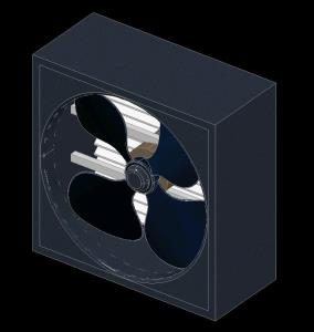 Ventilation Fan 3D DWG Model for AutoCAD