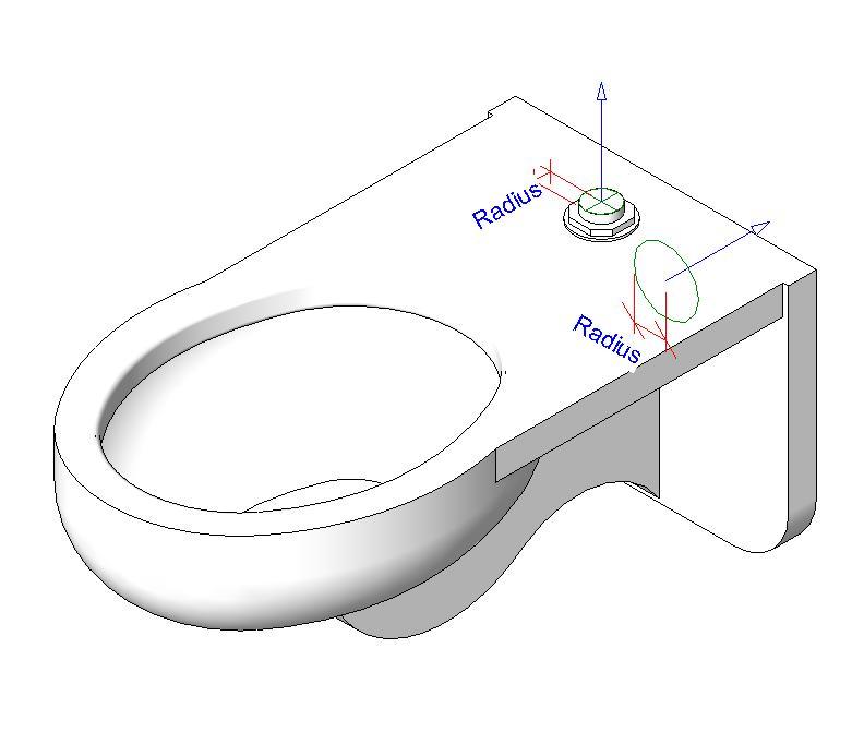 Wall-Hung Toilet 3D RFA Model
