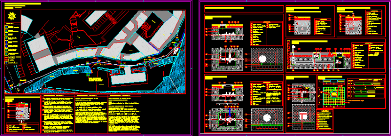 Water Distribution – Particulars DWG Block for AutoCAD