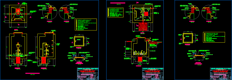 Water Installations DWG Block for AutoCAD