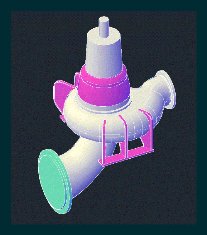 Water Pump DWG Block for AutoCAD