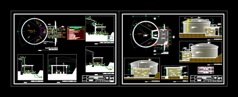 Water Reservoir DWG Full Project for AutoCAD