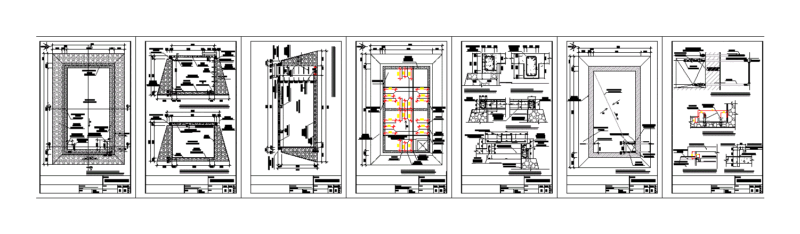 Water Storage Tank DWG Detail for AutoCAD
