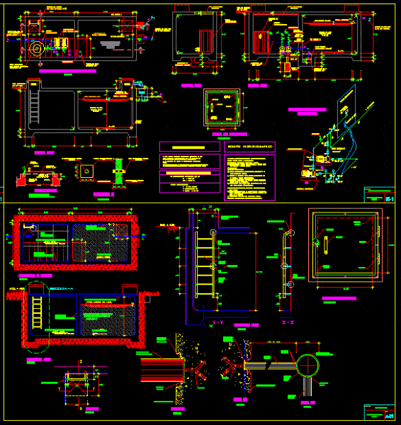 Water Tank 10 M3 DWG Block for AutoCAD • Designs CAD