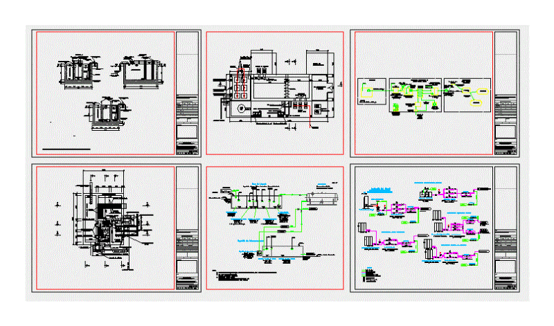 Water Treatment Plant DWG Full Project for AutoCAD
