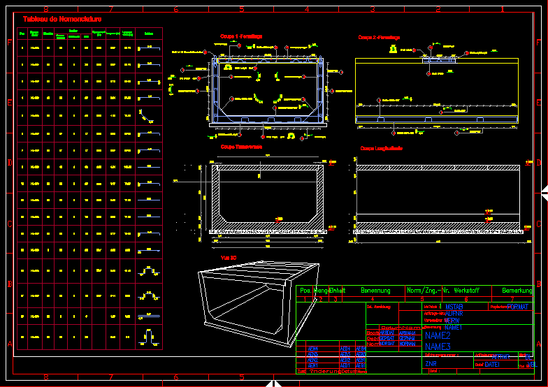 Water Tunnel DWG Block for AutoCAD • Designs CAD hot water plumbing diagram 