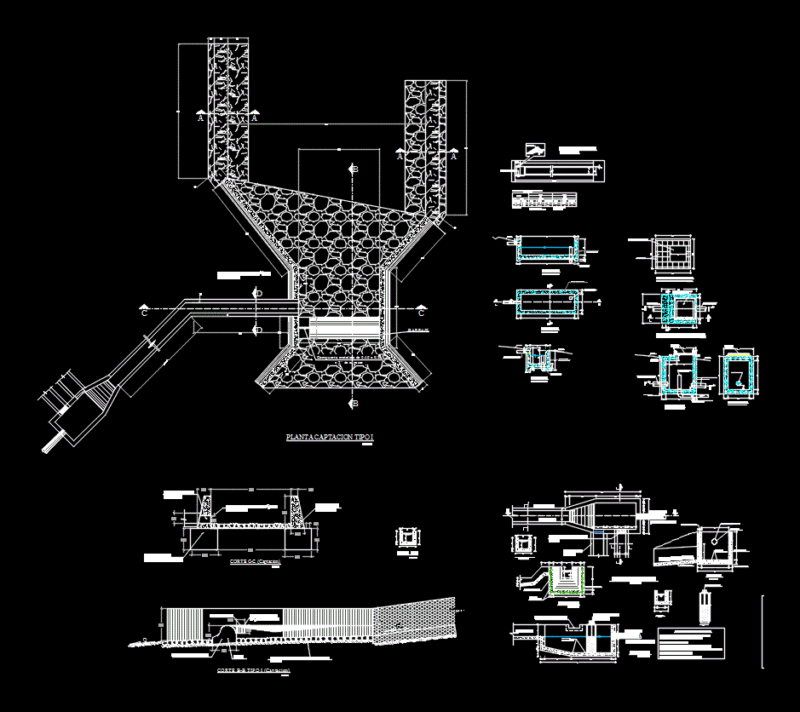 Water Uptake DWG Full Project for AutoCAD