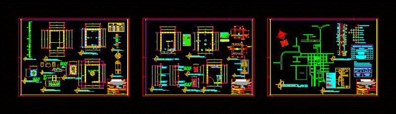 Well Drilling Mecanico DWG Block for AutoCAD