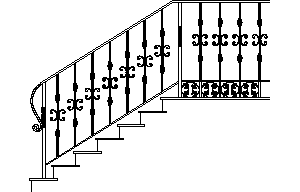 Handrail Cad Block