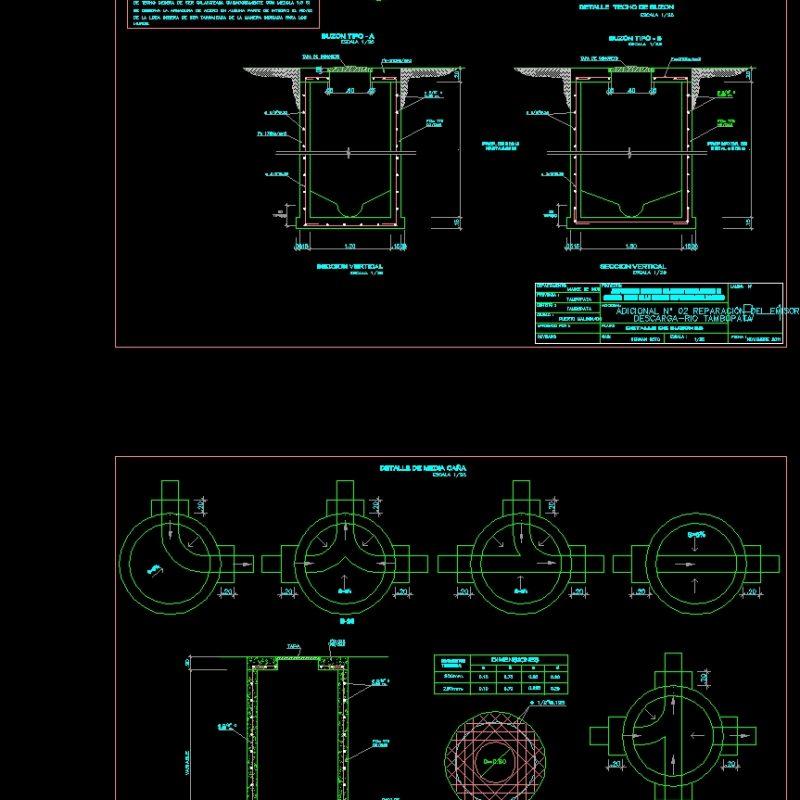 Detail Mailbox DWG Section for AutoCAD • Designs CAD