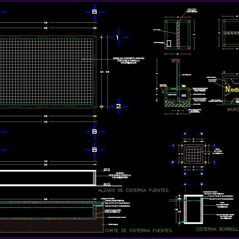 Cistern DWG Detail for AutoCAD • Designs CAD