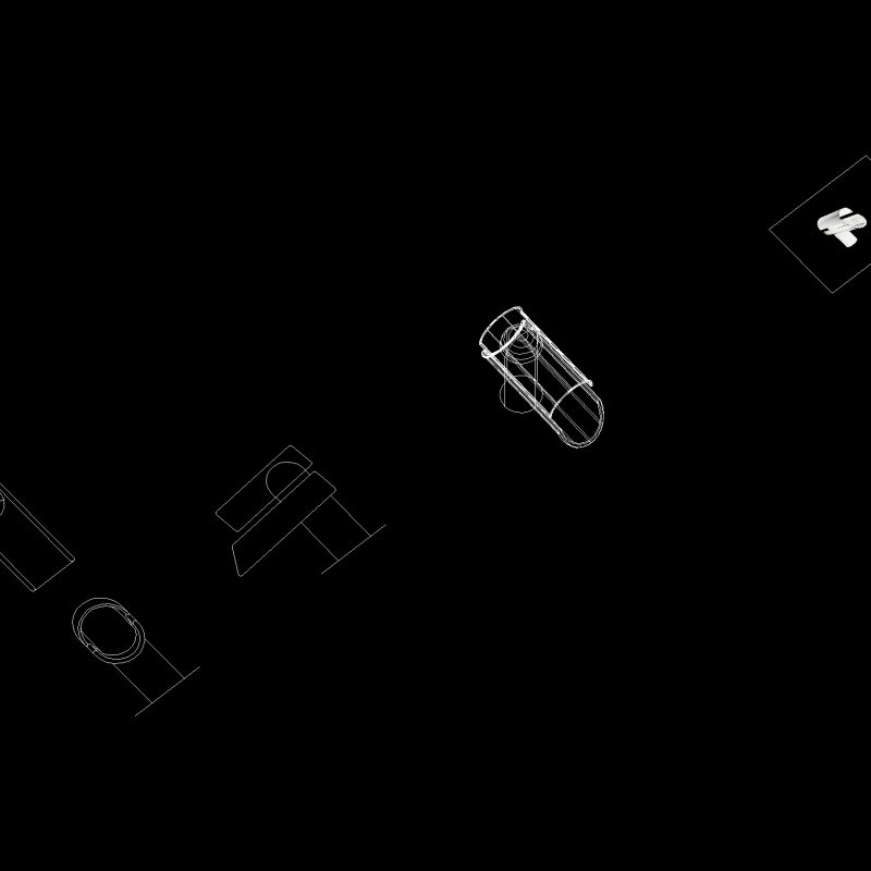 Contemporary Pilar Faucet Tap DWG Block for AutoCAD • Designs CAD