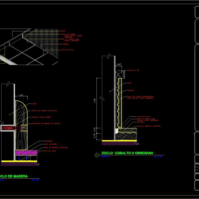 Detail Place Skirting DWG Detail for AutoCAD • Designs CAD