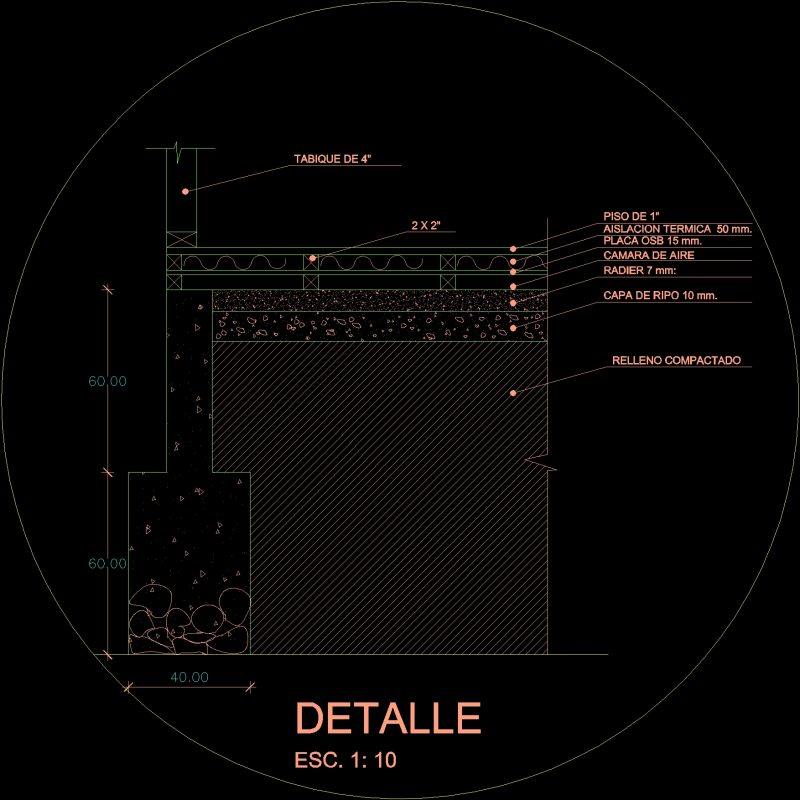 Detail Radier Dwg Detail For Autocad • Designs Cad