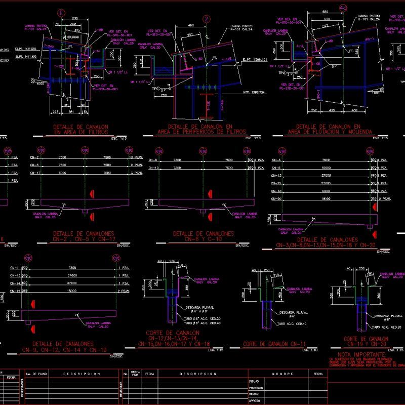 Details Gutters And Downspouts DWG Detail for AutoCAD • Designs CAD