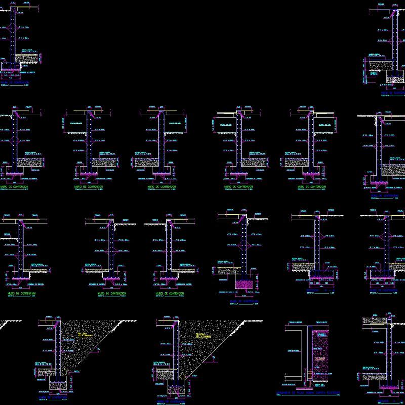 Details Of Walls DWG Section for AutoCAD • Designs CAD