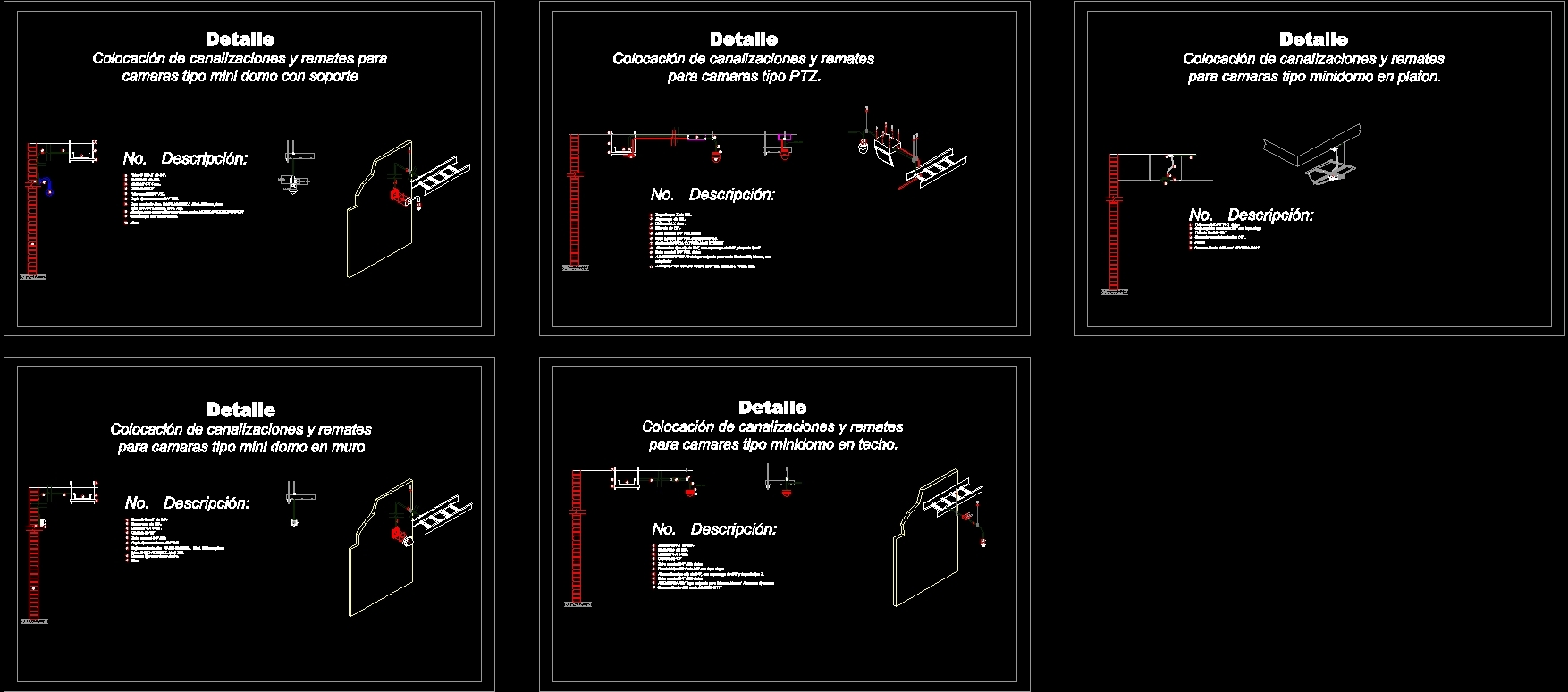 Проект видеонаблюдение dwg
