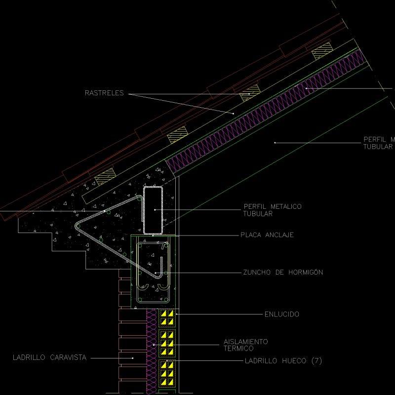 Roof Details DWG Detail For AutoCAD • Designs CAD