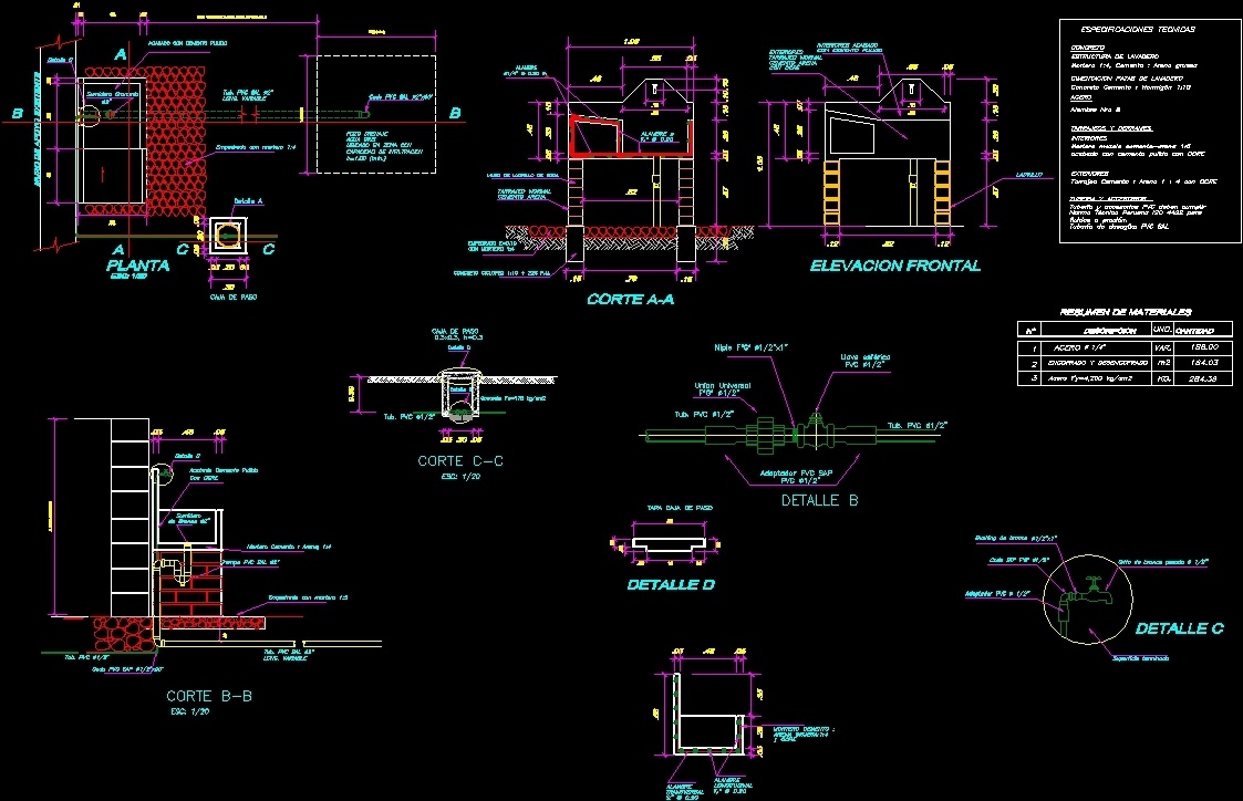 Drinking Water System Plans DWG Plan for AutoCAD • Designs CAD