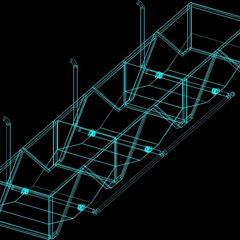 Drying Beds 3D DWG Model for AutoCAD • Designs CAD