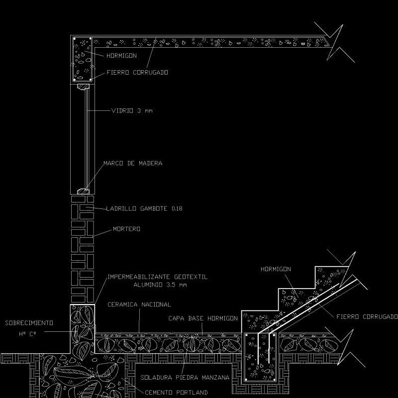 Edge Section DWG Section for AutoCAD • Designs CAD