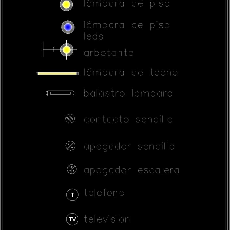 Electric Symbology Dwg Block For Autocad • Designs Cad 9737