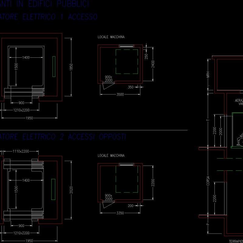 Elevator DWG Detail for AutoCAD • Designs CAD