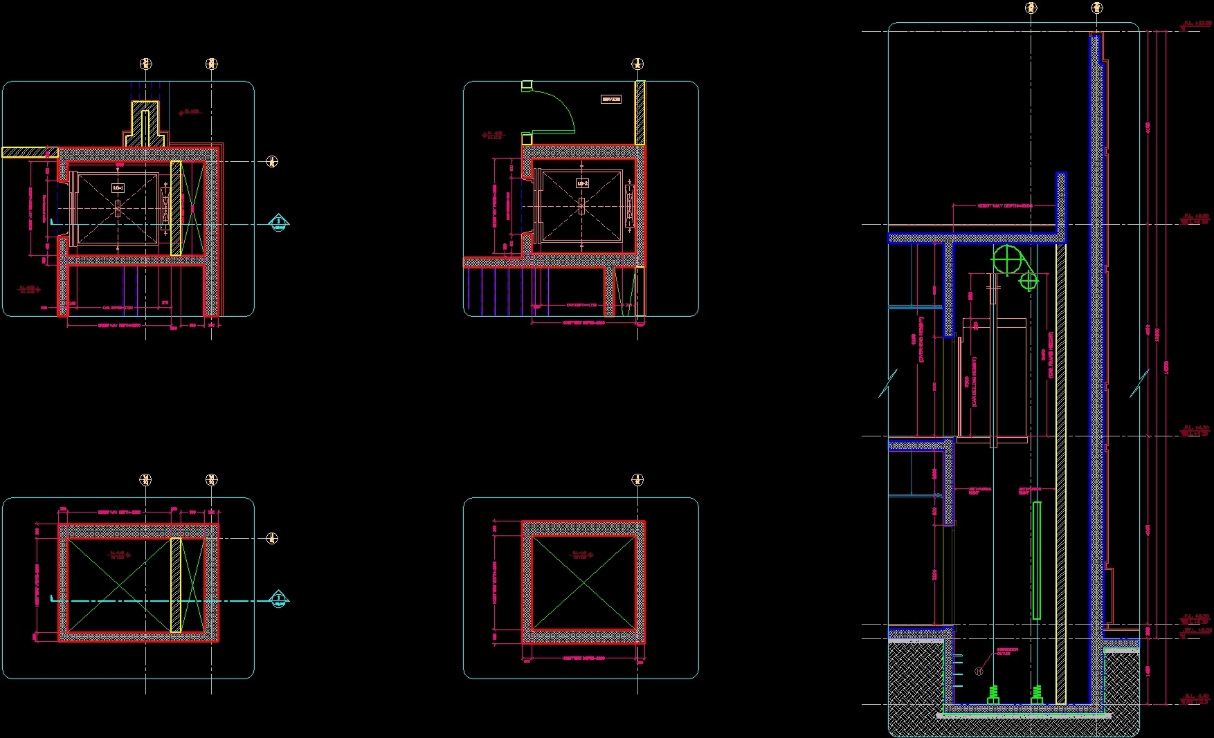 Elevator DWG Plan For AutoCAD Designs CAD