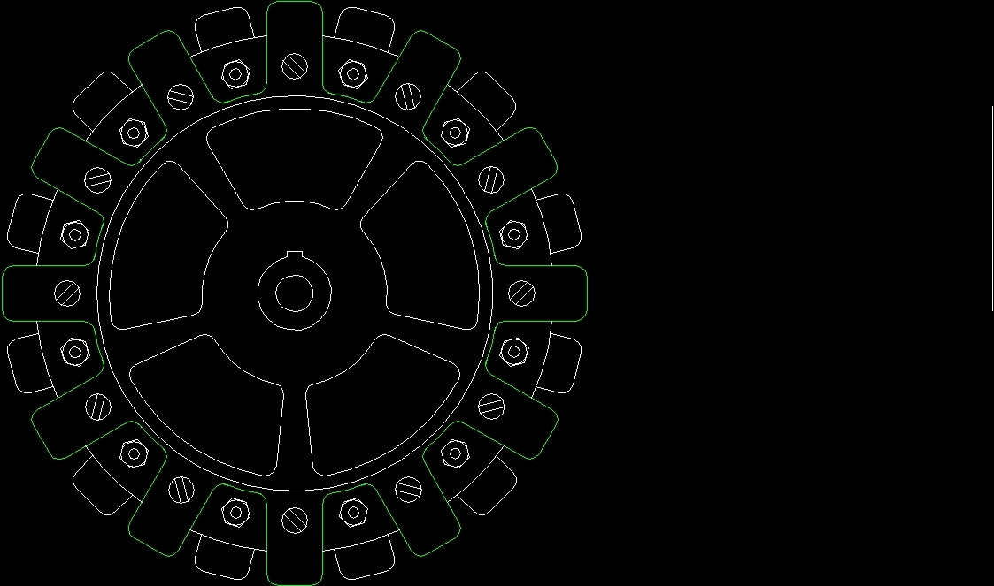 Как сделать gear в autocad