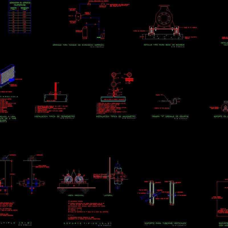 General Details Of Facilities DWG Plan for AutoCAD • Designs CAD