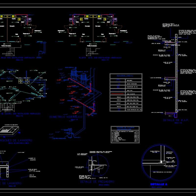 Hydraulic Isometric Dwg Detail For Autocad Designs Cad