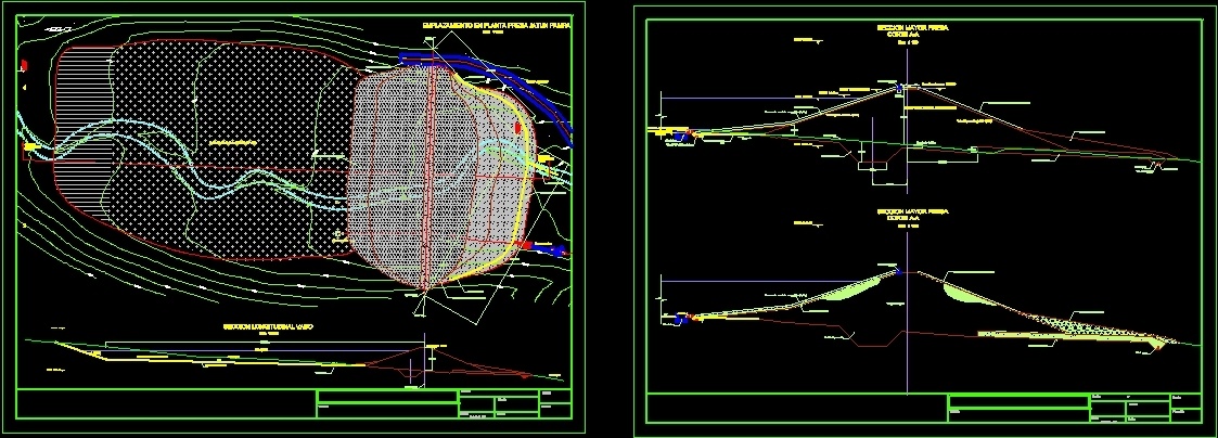 Hydro Dam DWG Section for AutoCAD • Designs CAD