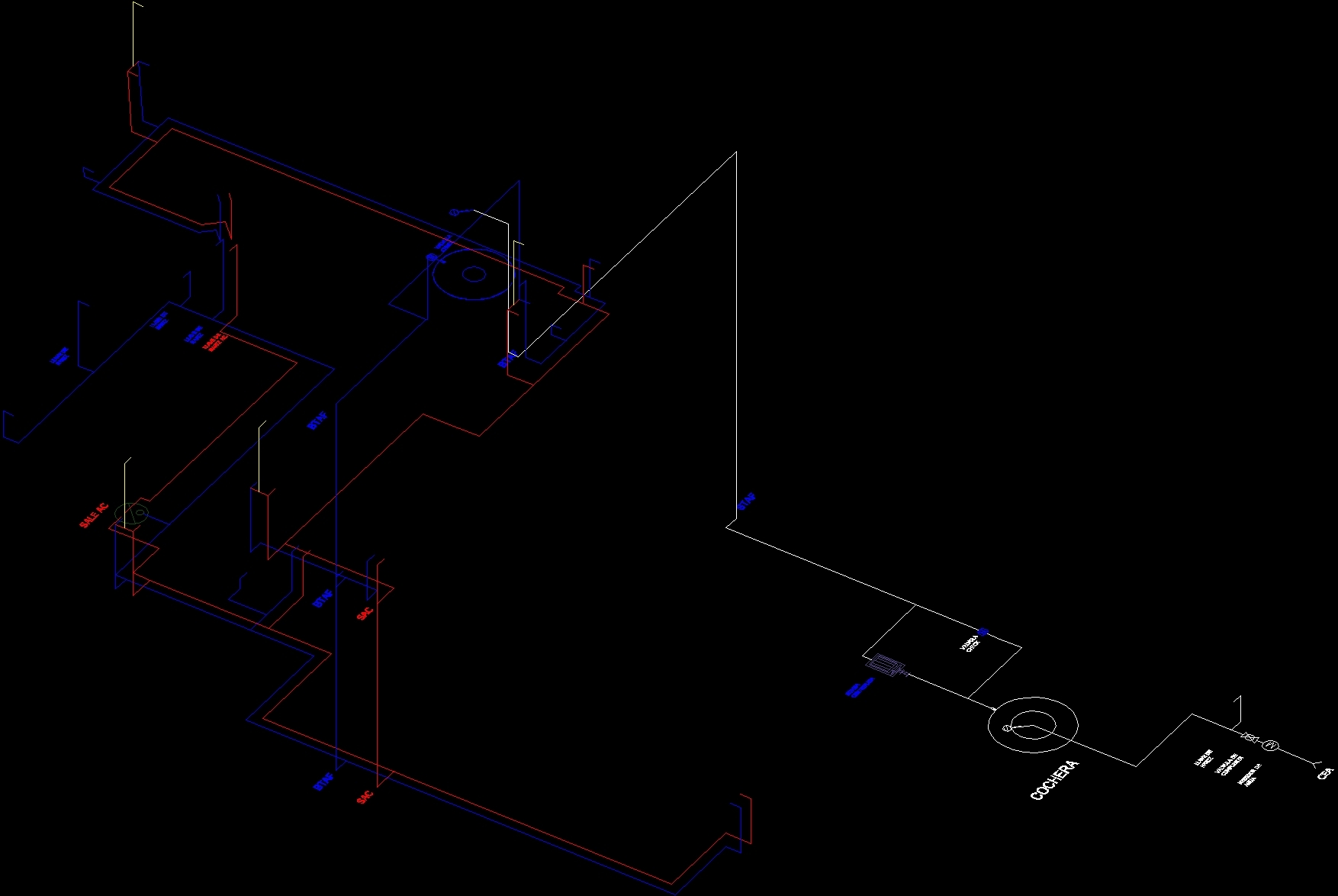 Isometric Hydraulic System DWG Block for AutoCAD • Designs CAD