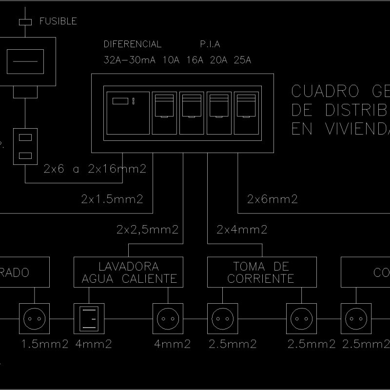 Line Diagram DWG Block for AutoCAD • Designs CAD