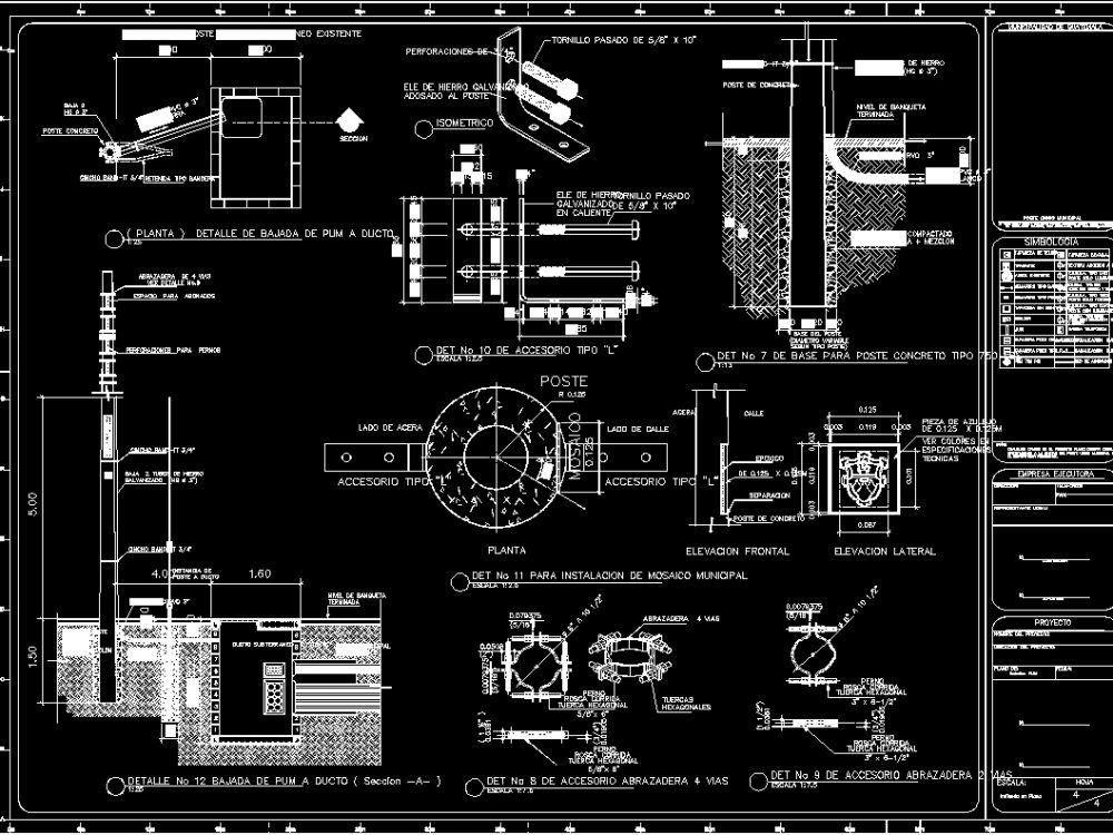 municipal_single_post___details_dwg_detail_for_autocad_547 – Designs CAD