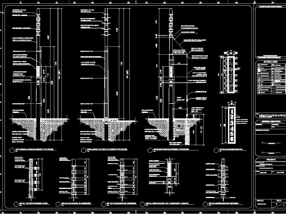 municipal_unique_post_dwg_detail_for_autocad_969 – Designs CAD