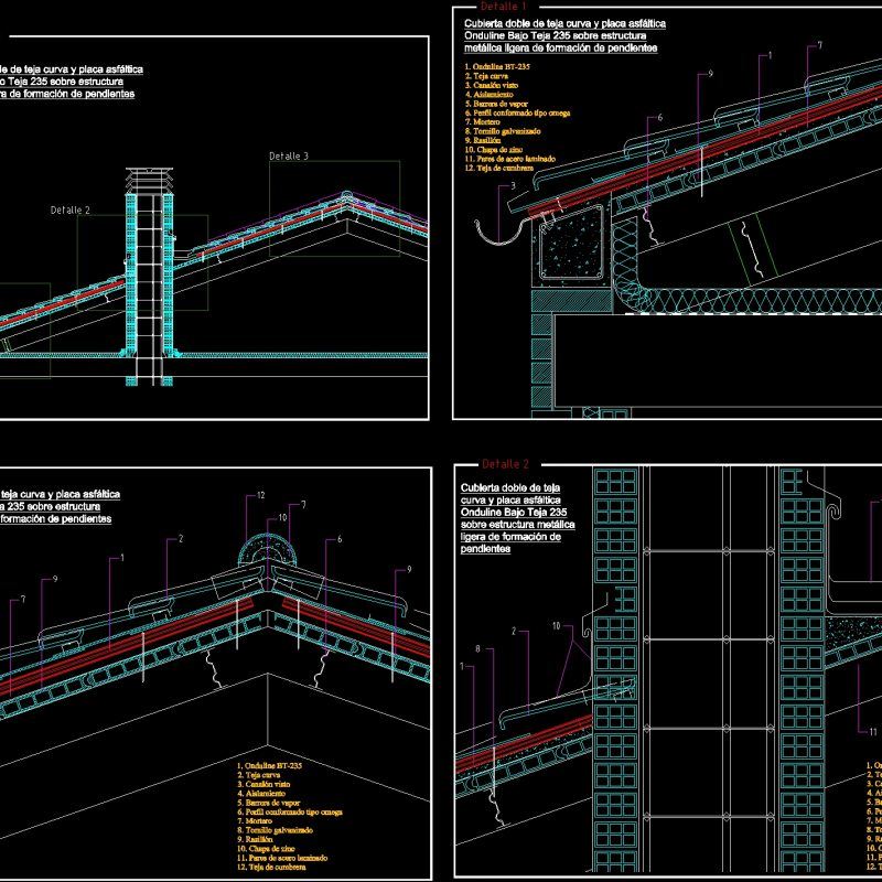 Onduline DWG Block for AutoCAD • Designs CAD