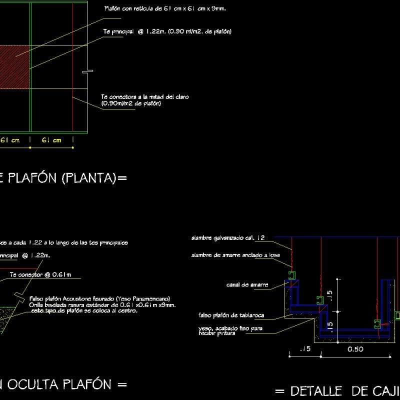 Plafon Details DWG Detail for AutoCAD • Designs CAD