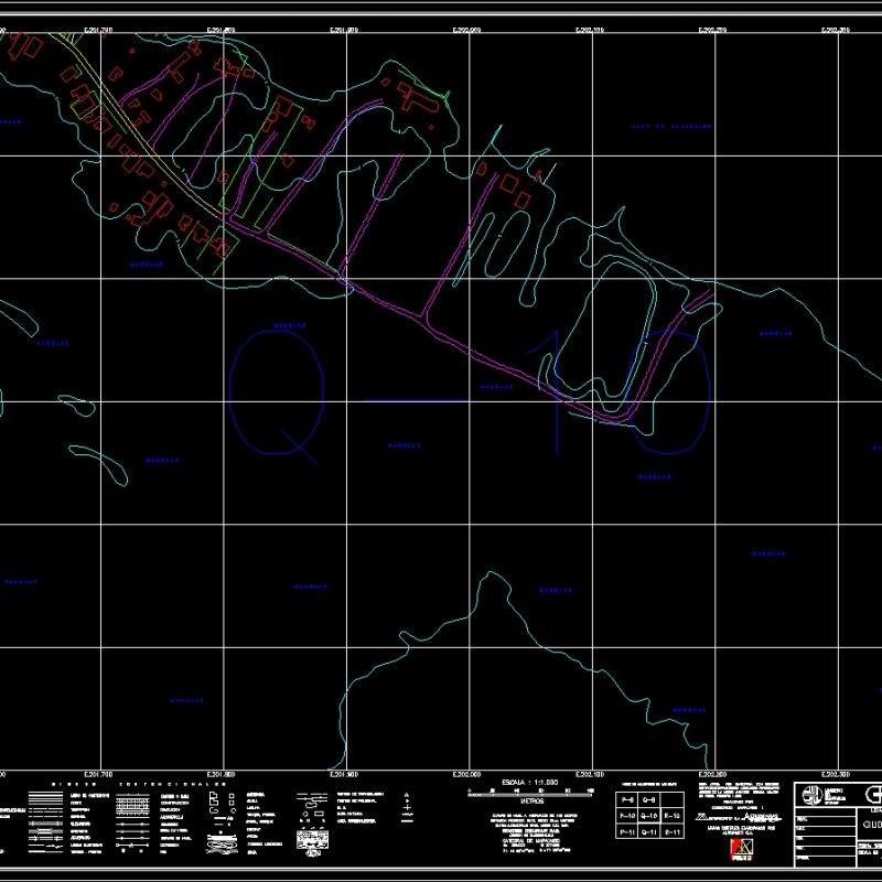 Plane Maracaibo City - Venezuela DWG Block for AutoCAD • Designs CAD