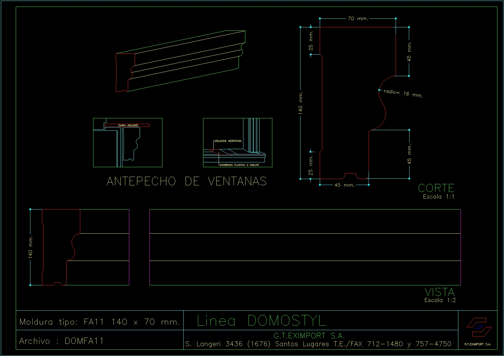 Plasters Moulding Dwg Block For Autocad • Designs Cad