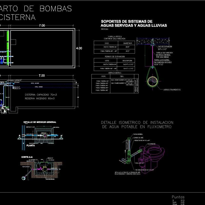 Pump Room - Tanker DWG Block for AutoCAD • Designs CAD