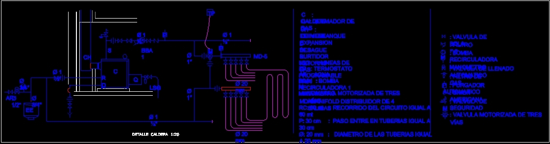 Radiating Floor Dwg Detail For Autocad • Designs Cad 1063