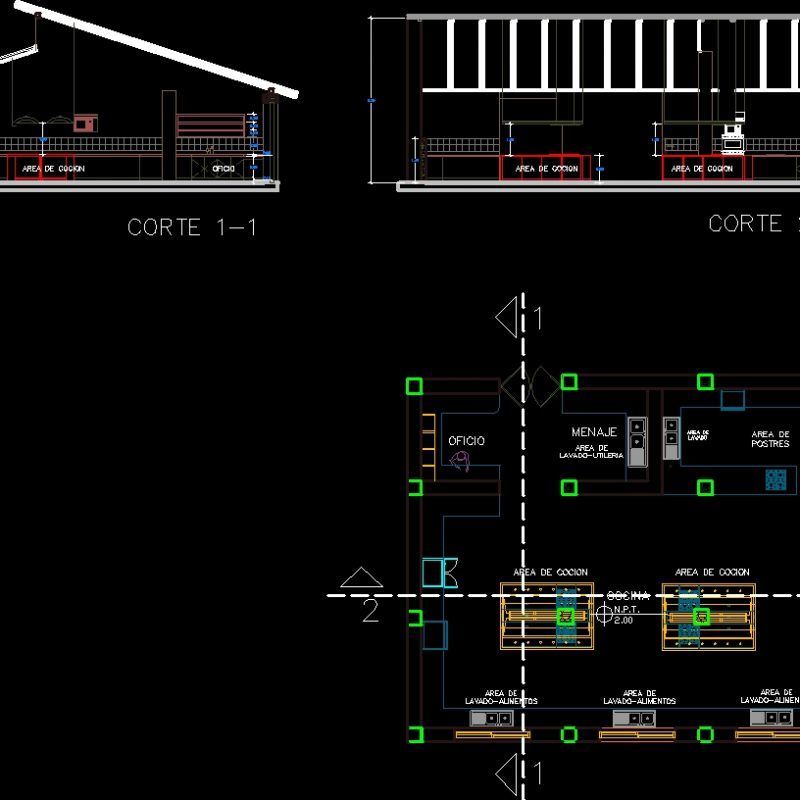 Restaurant Kitchen Project DWG Full Project For AutoCAD Designs CAD   Restaurant Kitchen Project Dwg Full Project For Autocad 533 800x800 