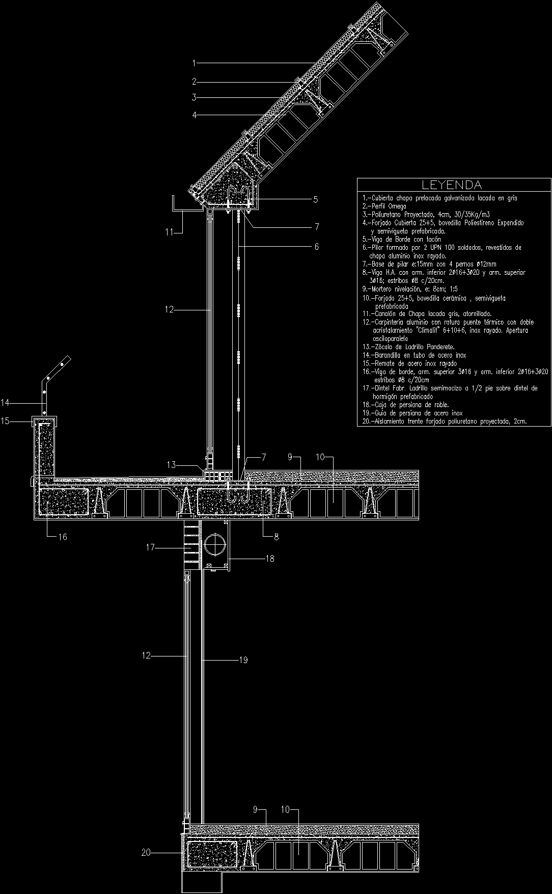 Section In Balcony DWG Section for AutoCAD • DesignsCAD