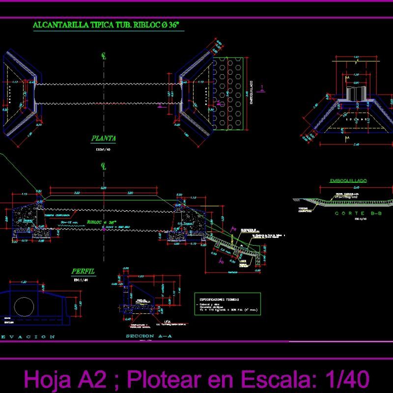 Sewer DWG Plan for AutoCAD • Designs CAD