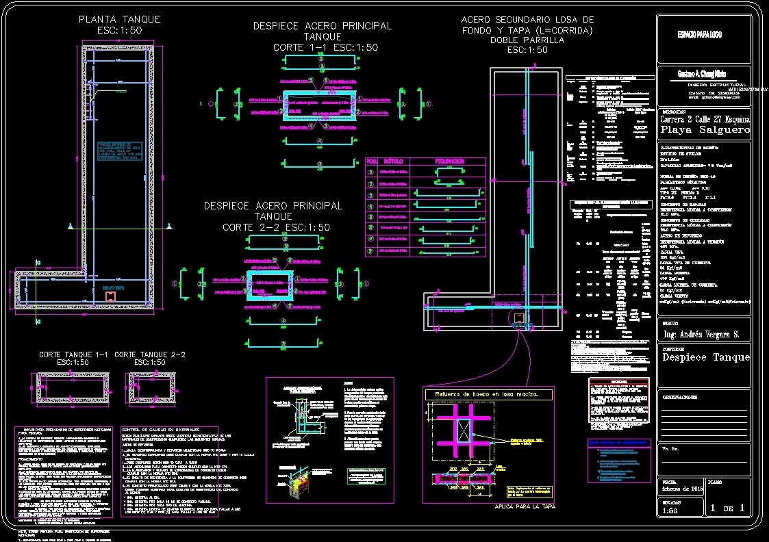 Structural Buried Tank DWG Block for AutoCAD • Designs CAD